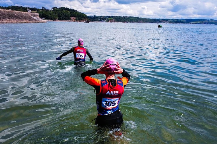 More than 200 athletes took on the Wales Swimrun