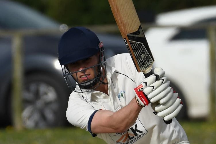 Ben Quartermaine batted well for his 77