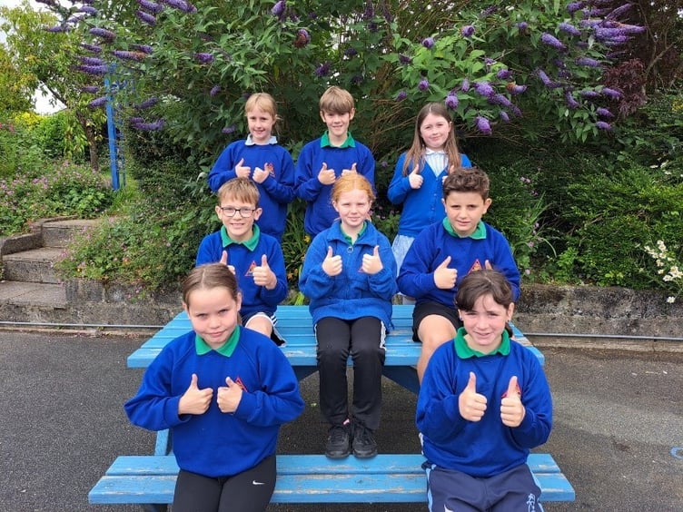 Ysgol Brynconin pupils