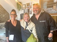 Well known Welsh duo drop in on Kilgetty's Rib & Oyster