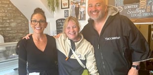 Well known Welsh duo drop in on Kilgetty's Rib & Oyster