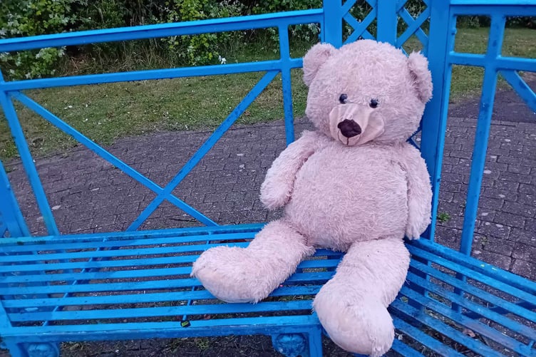 Teddy Ed at the bandstand, Pembroke Dock