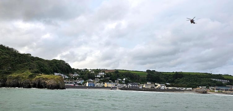 HM Coastguard rescue helicopter