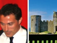 Actor Rufus Sewell ties the knot at Manorbier Castle
