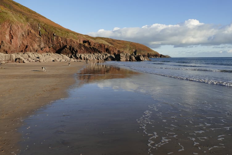 Beach at Freshwater East