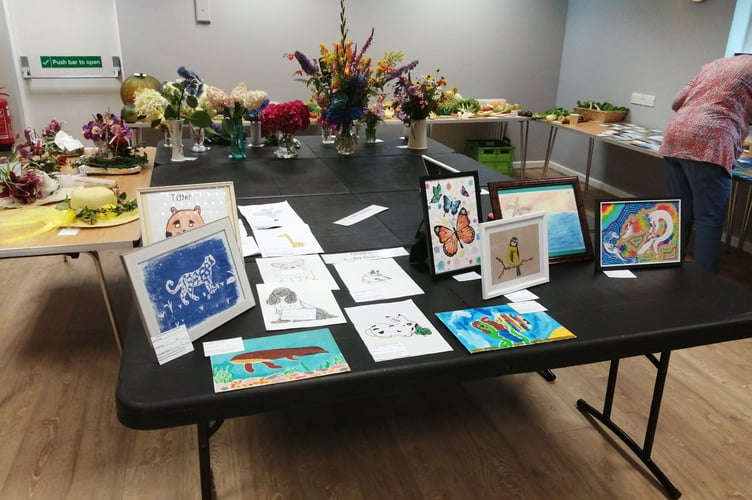 Last years art and floral designs 