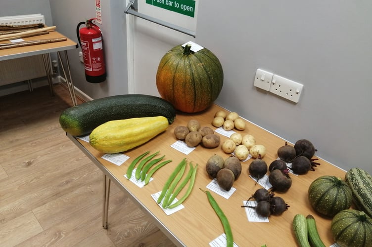Last years winning vegetables