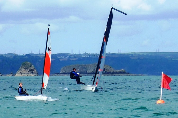 Youngest of the day’s sailors, nine-year-old, Isabelle Nuttall