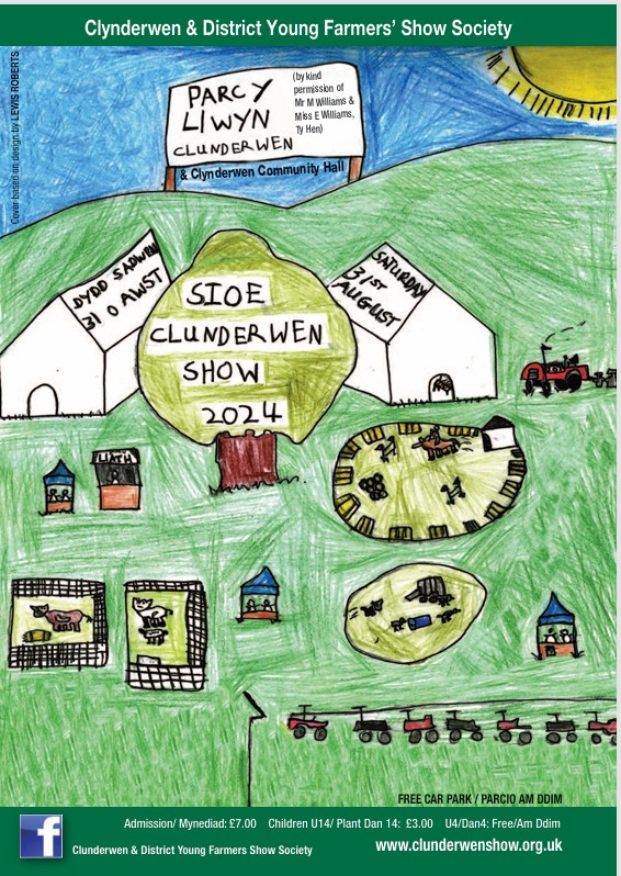 Clunderwen Show programme cover