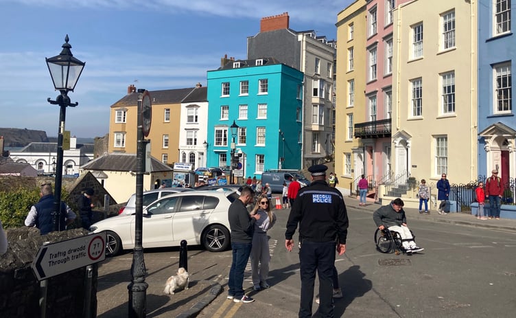 Police in Tenby