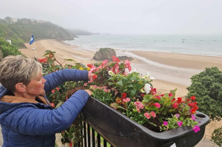 Tenby floral display