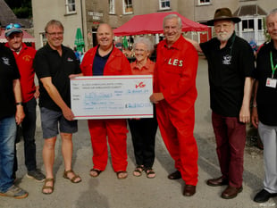 £2,250 donated to Wales Ambulance at Cresswell Quay event