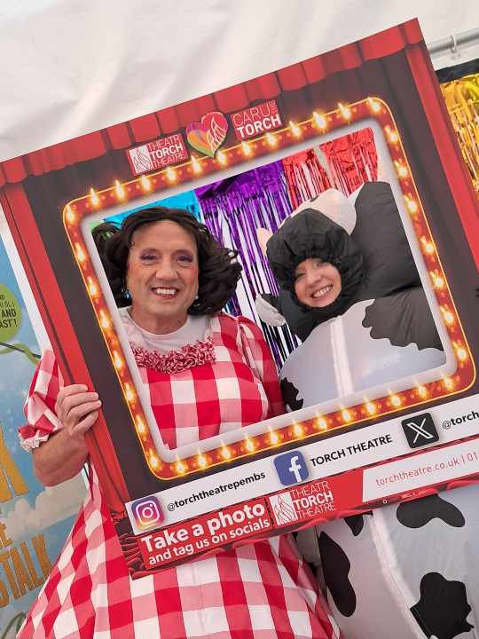 Torch Theatre representatives at Pembrokeshire County Show