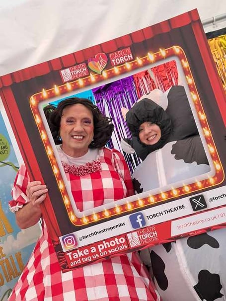 Torch Theatre representatives at Pembrokeshire County Show