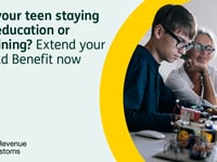 Extend Child Benefit for your teen by August 31