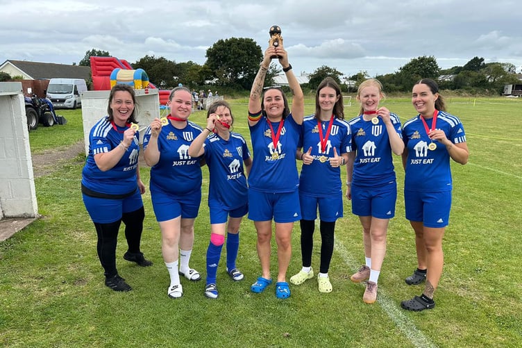 The victorious Kilgetty AFC side