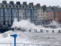 Flood alert issued along Cardigan Bay coastline