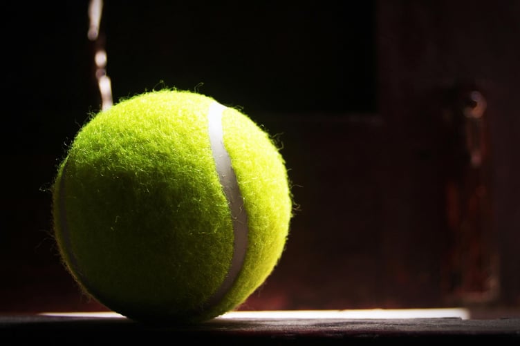 Light on tennis ball