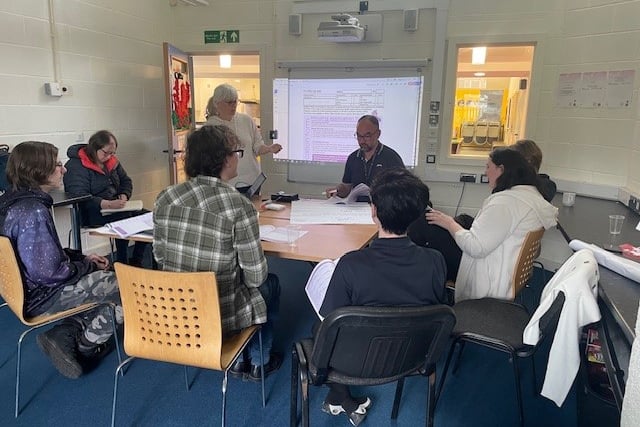 Members of the Pembrokeshire Housing & Homeless Youth Forum meet regularly.