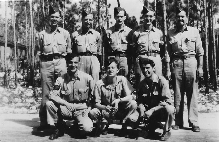 All but one of these airmen were on the Liberator which crashed 80 years ago.