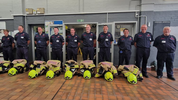Following a remarkable 45 years of service, Watch Manager Euros Edwards attended his final drill night at Crymych Fire Station on Tuesday, August 27