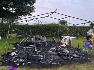 Local fire service advice for keeping safe on your camping holiday