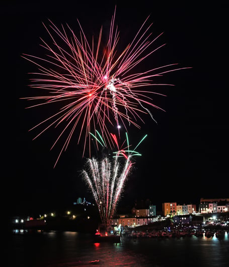 Tenby Round Table Summer Spectacular fireworks