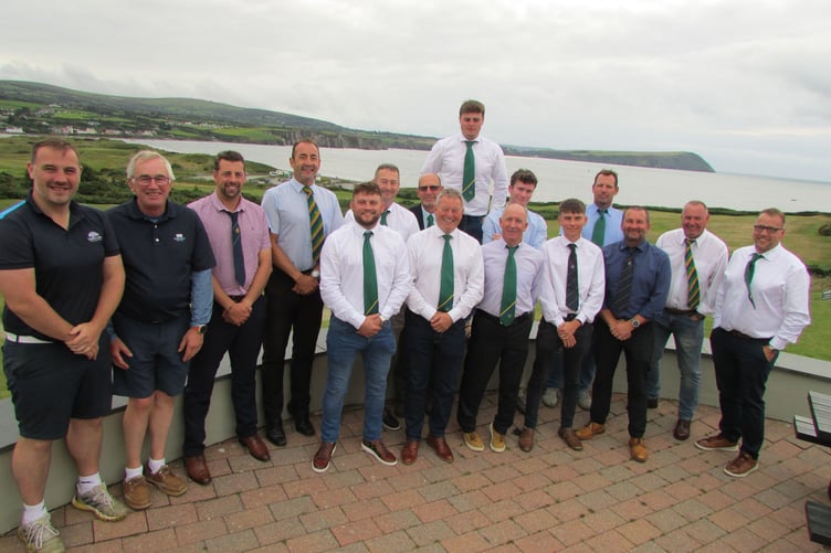 Tenby Golf Club team at Newport