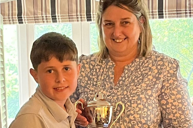 Will Davies was the overall winner of the Mel Neale Cup, the boys section winner and nearest to the pin