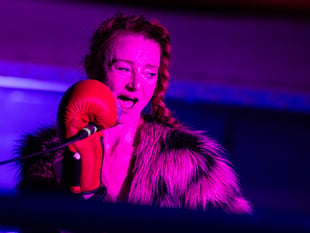 Hard-hitting show at local boxing club