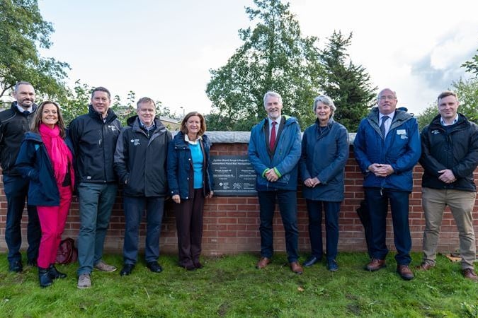 Ammanford Flood Risk Management Scheme visit