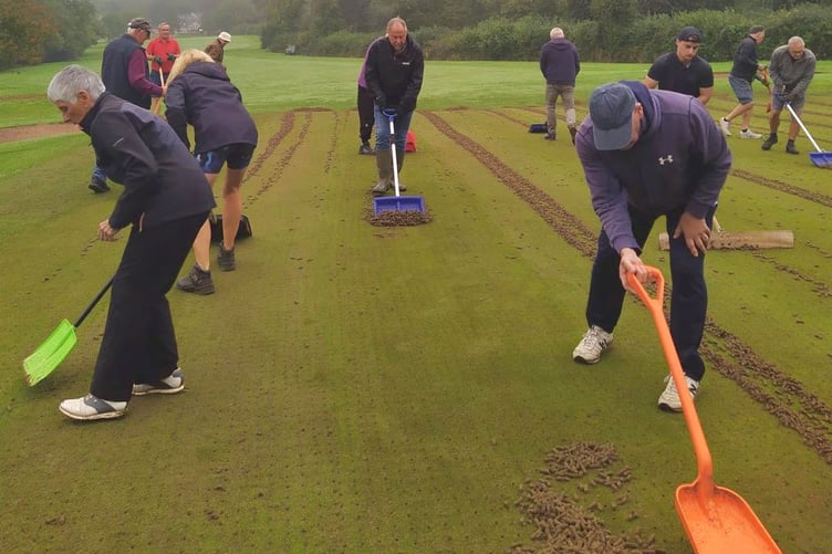 The members completed the work in record time