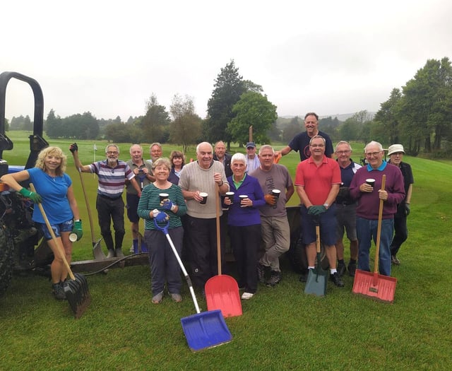 Trefloyne members help Mad Matt to complete green work