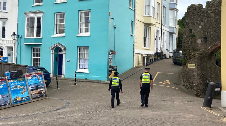 Police in Tenby