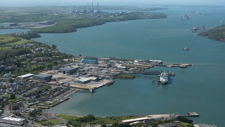 Pembroke dockyard waterway
