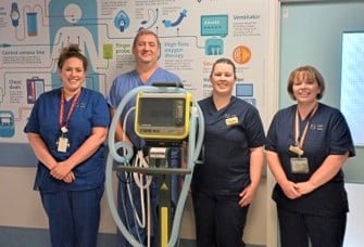 Charitable donations fund new technology for Withybush critical care patients
