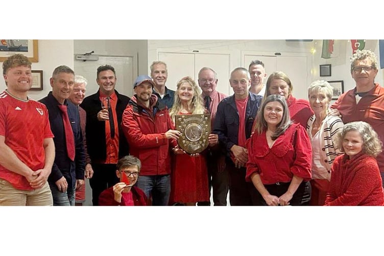 A party was held to celebrate a Redwing renaissance in Tenby