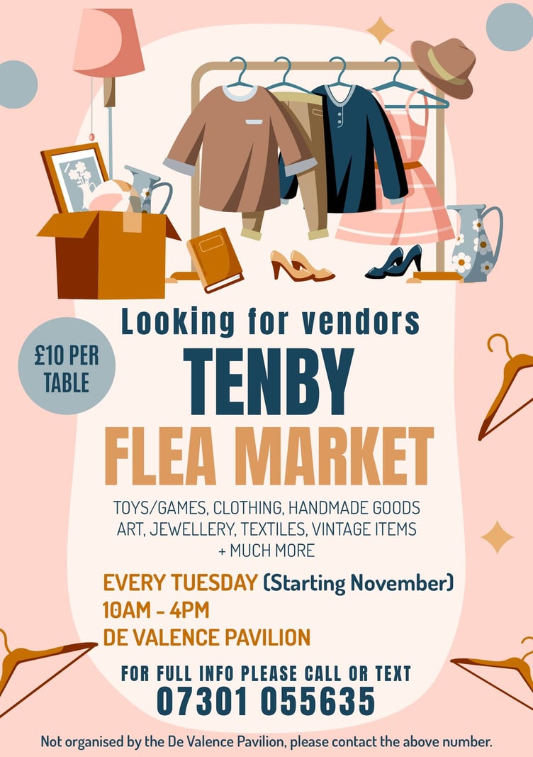 Tenby Flea Market poster