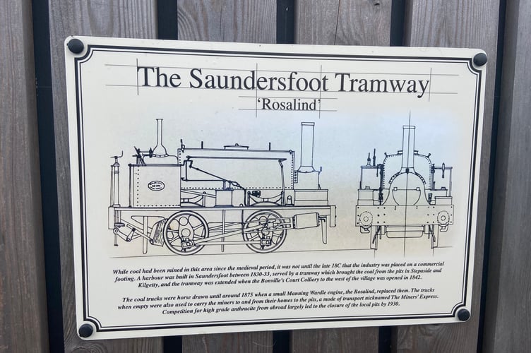 Saundersfoot’s Sensory Garden which sits next to the harbour, was together with the Coal Office building built in 1860 - the operations centre of the coal industry in the area