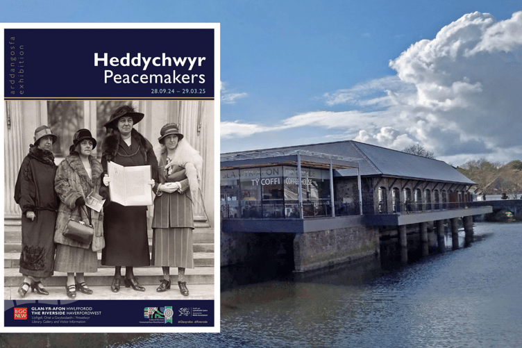 The Peacemakers Exhibition at Riverside Gallery, Haverfordwest runs until March 2025.