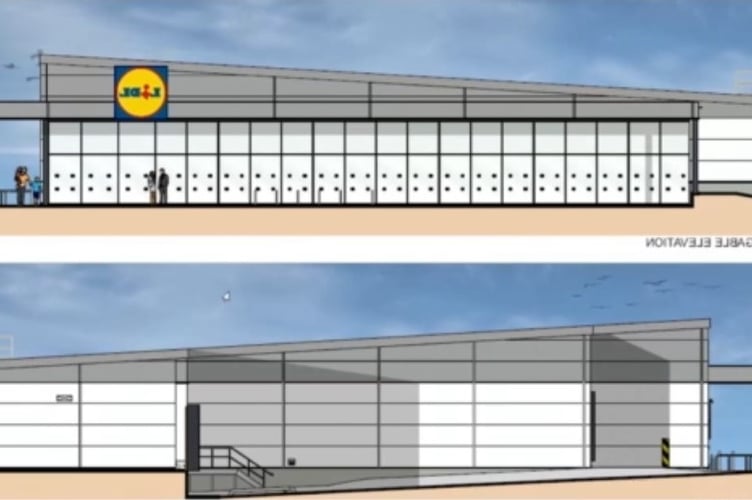 Plans for a new Lidl supermarket in Milford Haven have been approved. Picture: Pembrokeshire County Council webcast.
