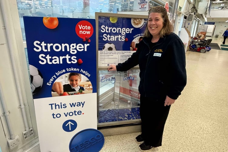 Judith Williams, of Paul Sartori Hospice at Home, is calling on Tesco customers to vote for the charity at the Haverfordwest and Goodwick stores to help it continue its vital hospice at home services.