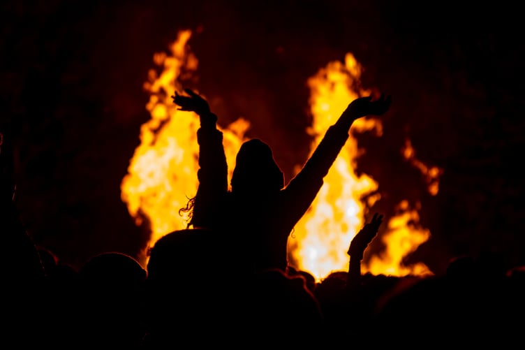 Autumn fire festival