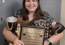 Five-trophy haul for young Tenby bowler Katie Dickinson