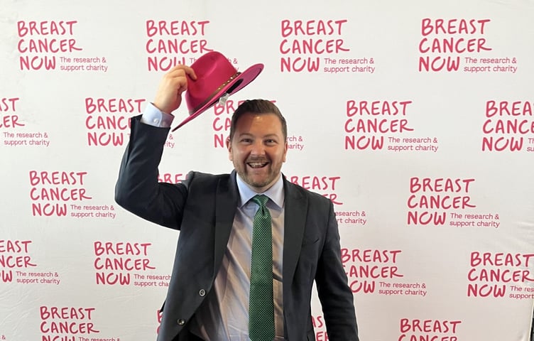 Senedd Member for Carmarthen West and South Pembrokeshire Samuel Kurtz, added a splash of pink to his usual attire at the Senedd this week to raise awareness of breast cancer and encourage constituents to support the Wear it Pink campaign.