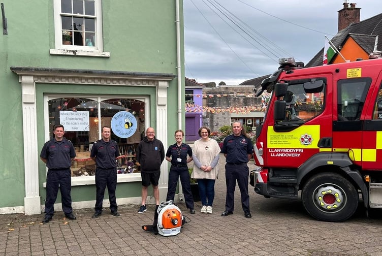 Bumblebees and Llandovery Fire & Rescue Service
