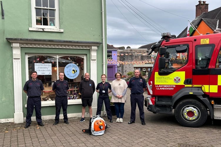 Bumblebees and Llandovery Fire & Rescue Service