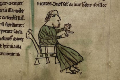 Chair illustration from Laws of Hywel Dda