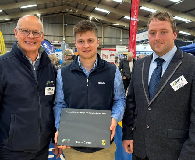 Clynderwen man wins ‘Dairy Stockperson of the Year’ award