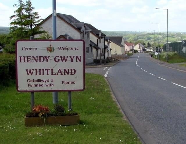 Councillor backs call for makeover of Whitland's signage